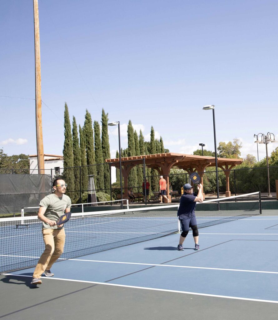 Terrace team on the pickleball court